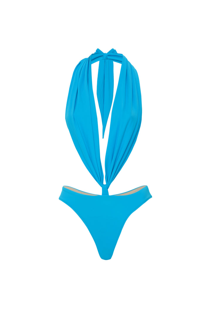 Solstice Drape Cut-Out Swimsuit