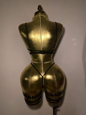 Goddess Allure Satin Bow Lingerie Set