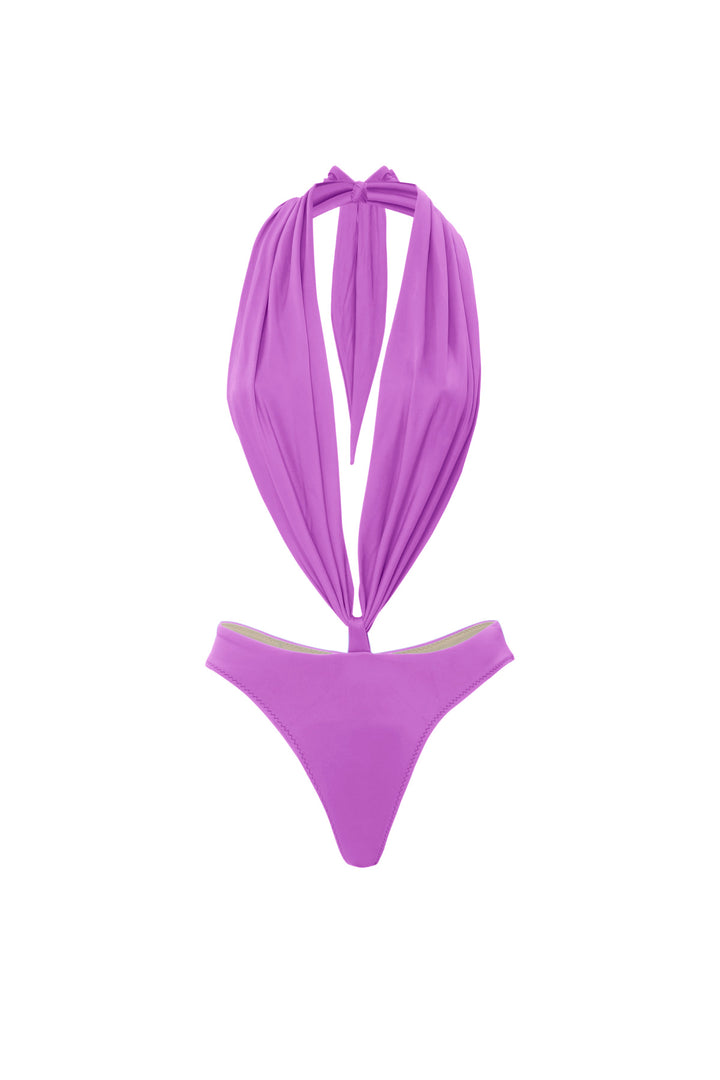 Solstice Drape Cut-Out Swimsuit