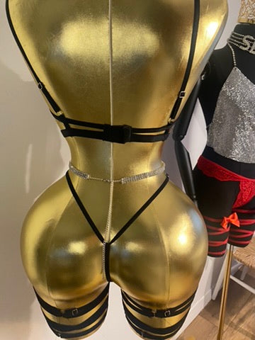 Goddess Allure Satin Bow Lingerie Set