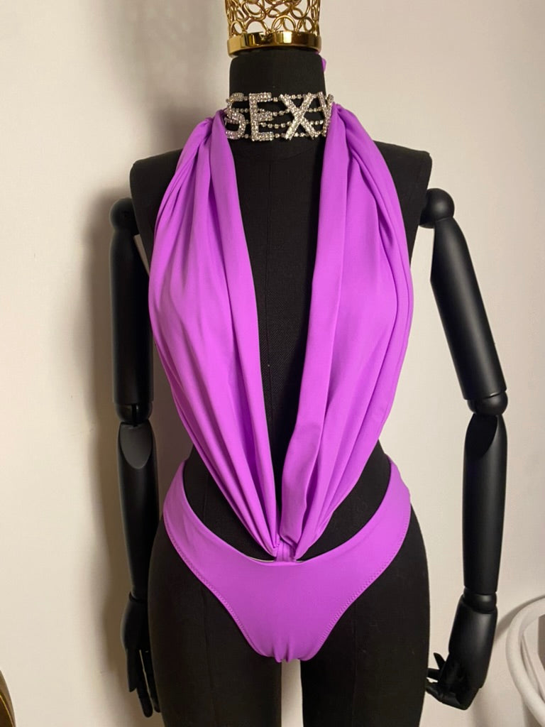Solstice Drape Cut-Out Swimsuit